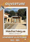 La nouvelle Médiathèque de Clonas ouvre ses portes Vendredi 16 Octobre de 16h à 18h 