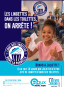 Les lingettes dans les toilettes on arrête !